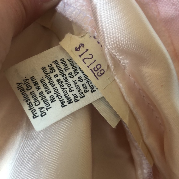 Vintage 80’s pink, lace and satin dress - Picture 3 of 8